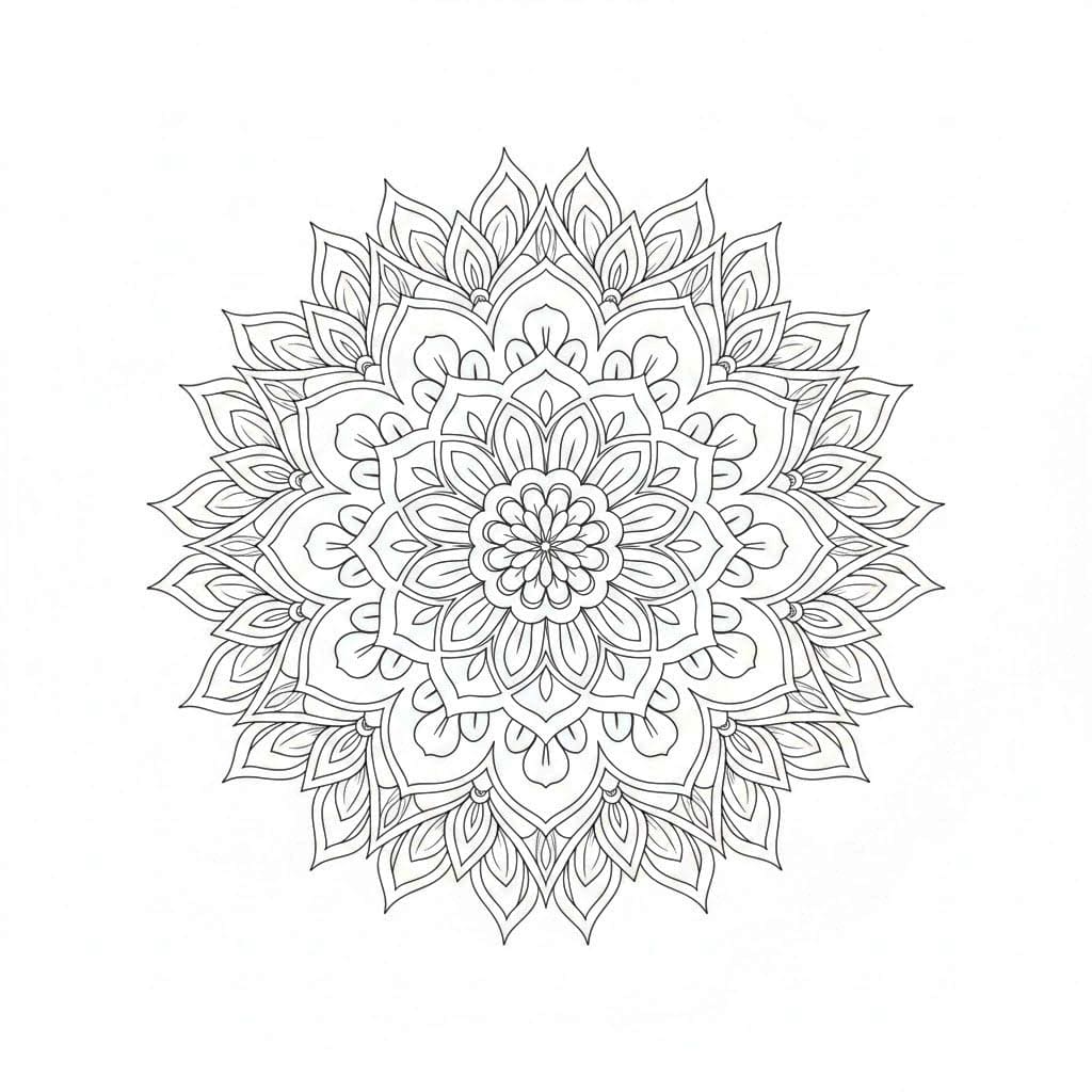 Faint Lattice Vintage Mandala Template Mandalas