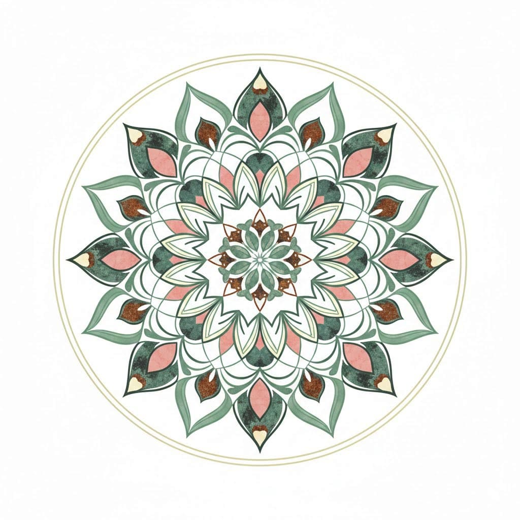 Gentle Legacy Vintage Mandala Template Mandalas