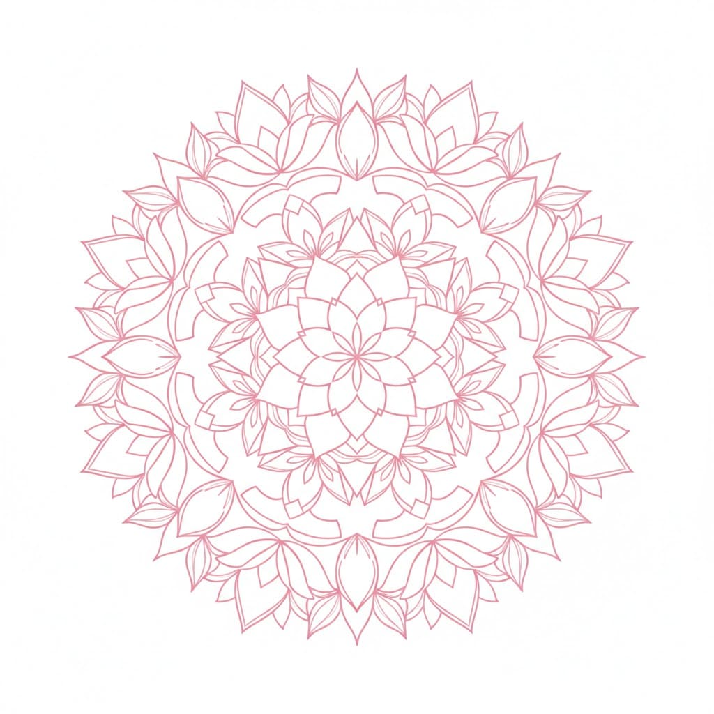 Lotus Dream Hindu Mandala Design Mandalas