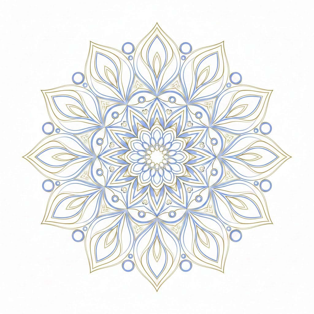 Luminous Thread Crochet Mandala Template Mandalas