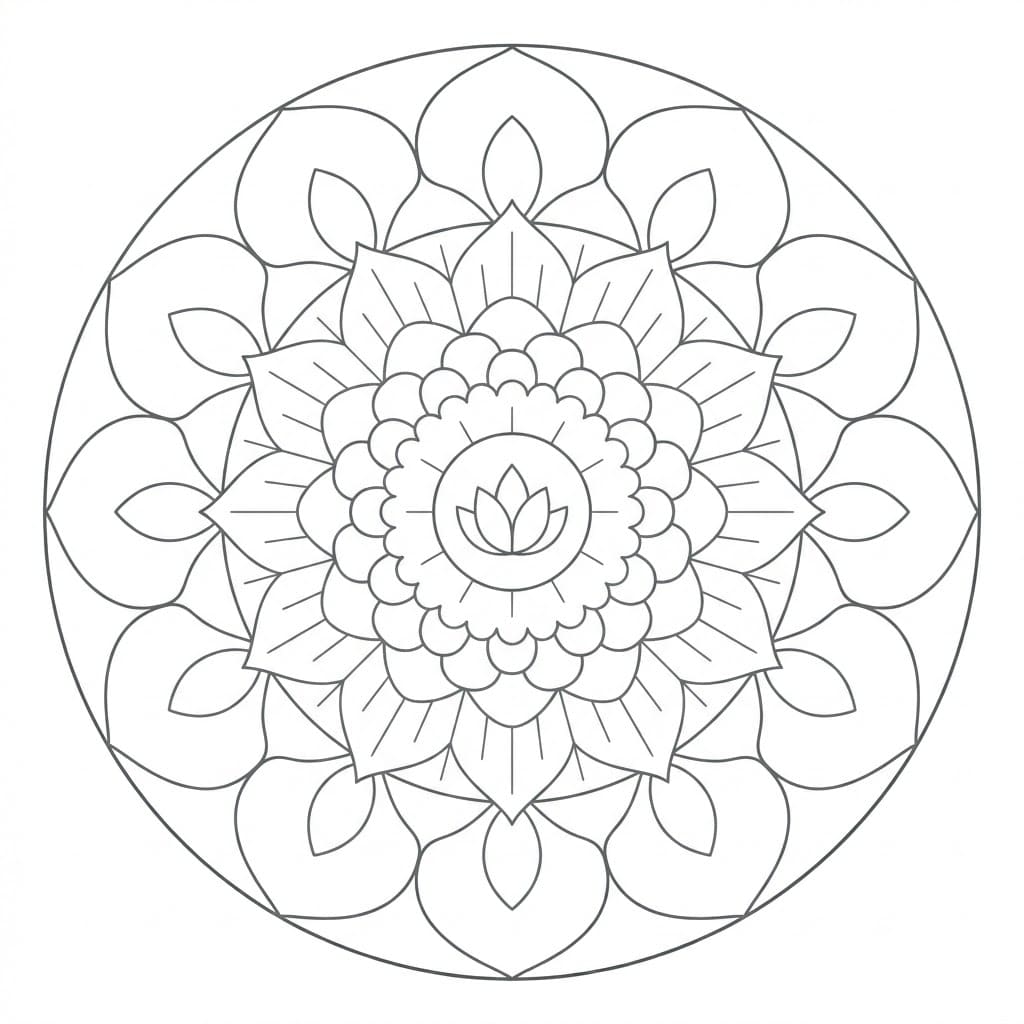 Mystic Aura Yantra Mandala Template Mandalas
