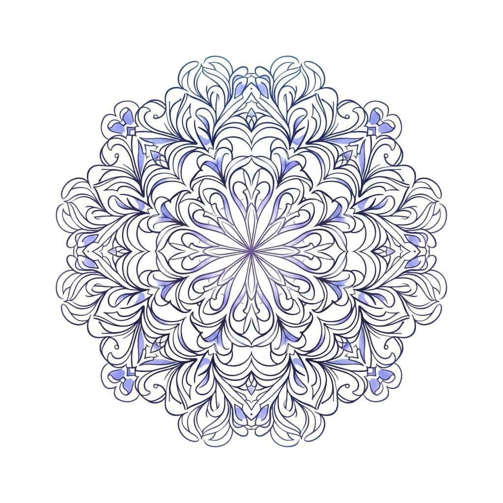 Nimbus Kaleidoscope Mandala Template Mandalas