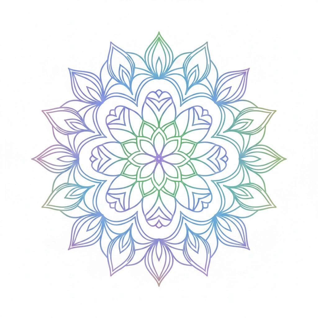 Painted Mandala Templates Mandalas