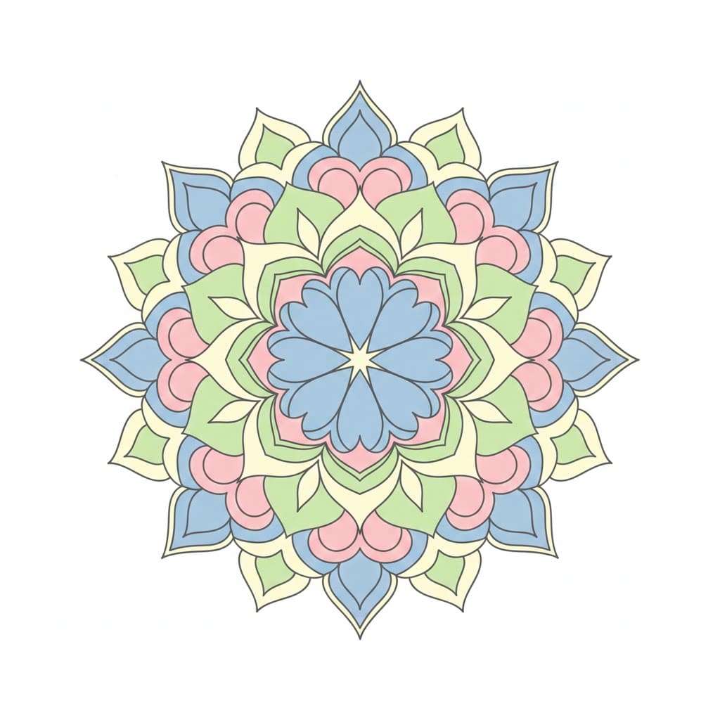 Tibetan Mandala Templates Mandalas