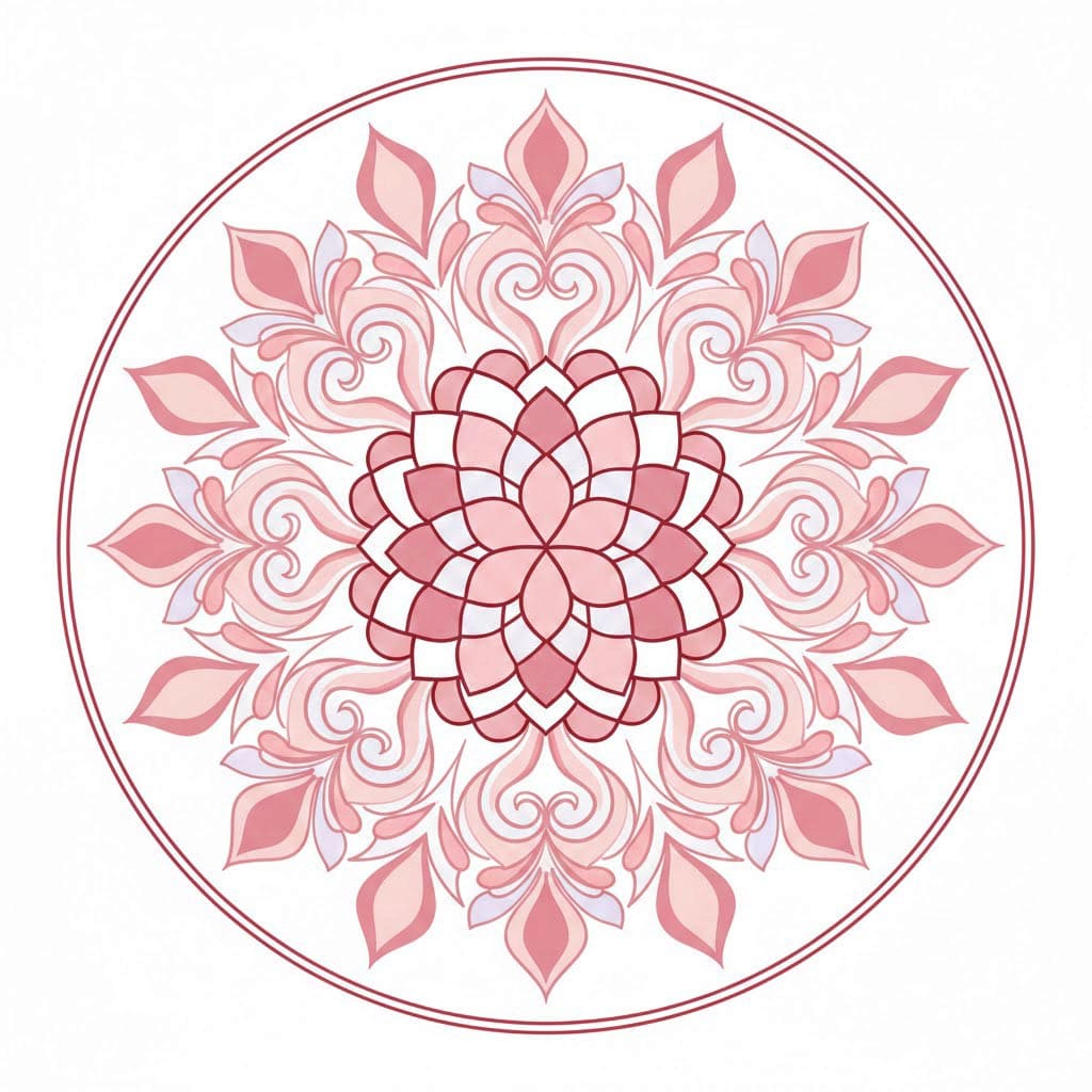 Petal Dreamy Mandala Template Mandalas