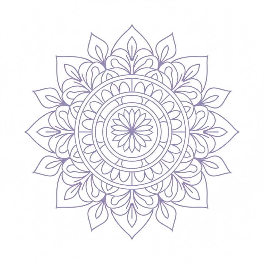 Pure Harmony Crochet Mandala Template Mandalas