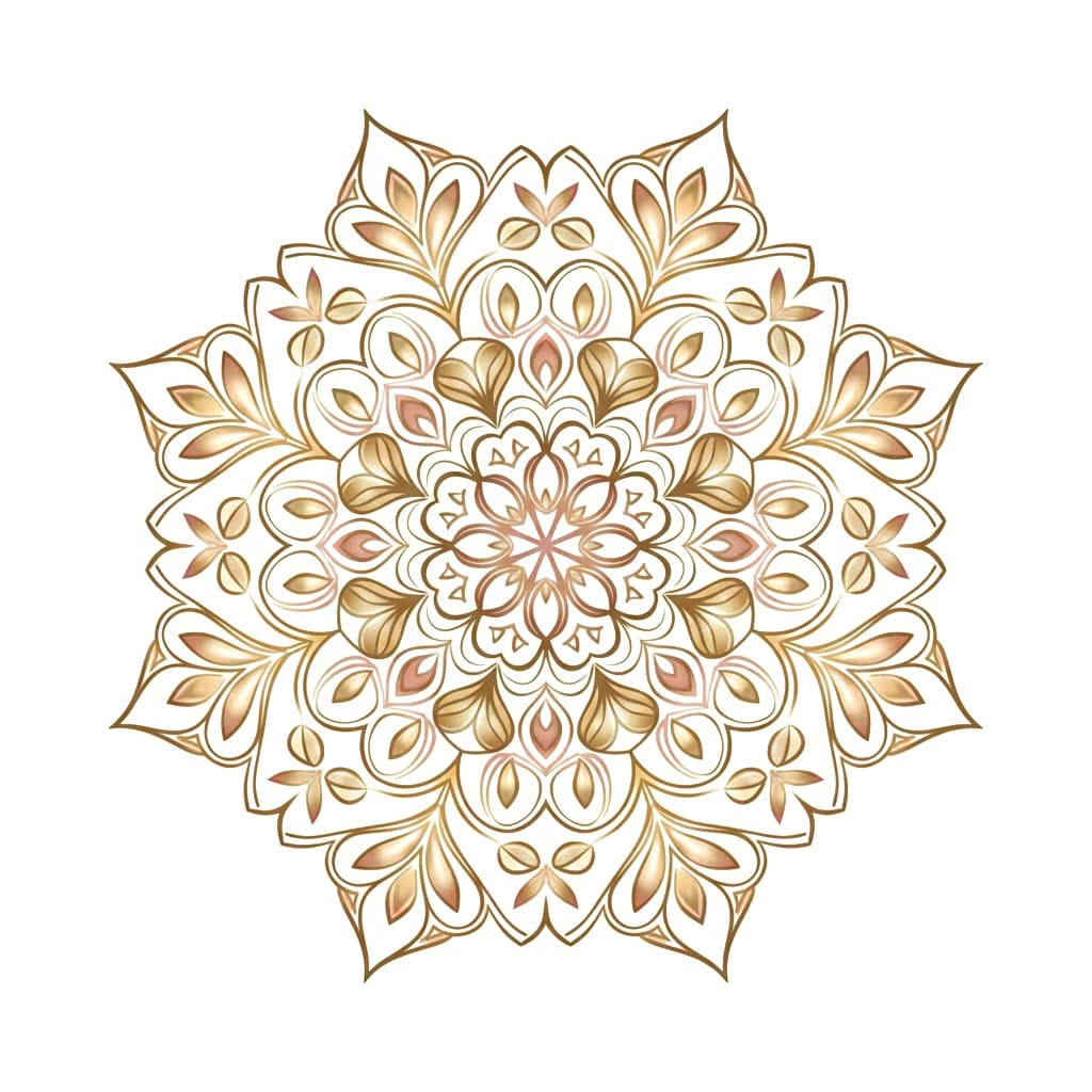 Silken Dreamy Mandala Template Mandalas