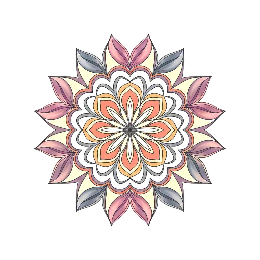 Silkshade Kaleidoscope Mandala Template Mandalas
