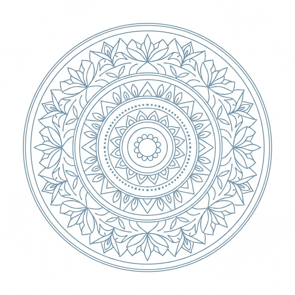 Soulful Pattern Hindu Mandala Design Mandalas