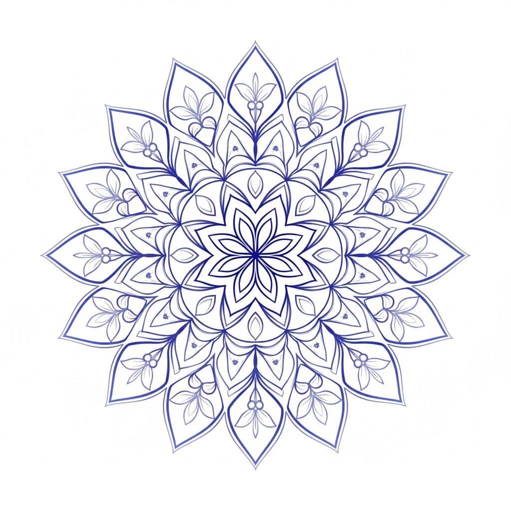 Starlace Kaleidoscope Mandala Template Mandalas