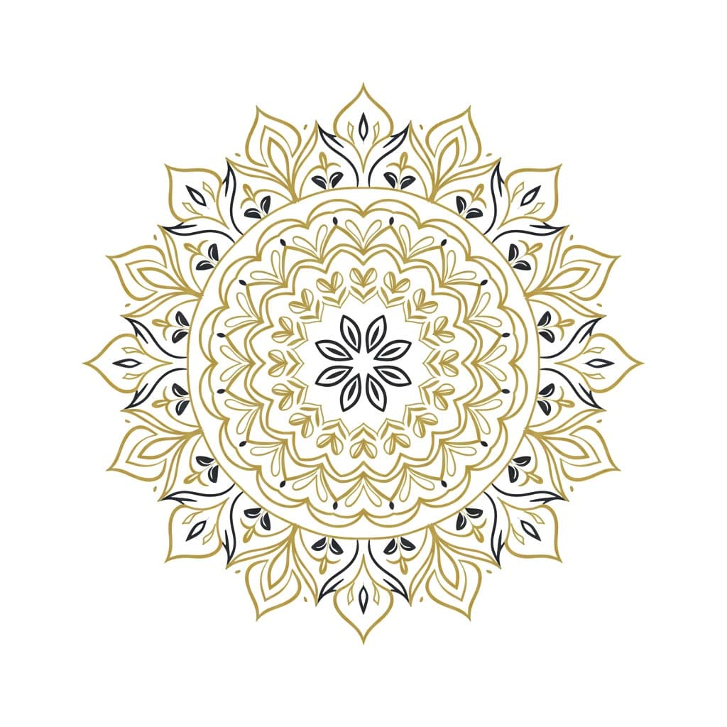 Timeless Flourish Vintage Mandala Template Mandalas