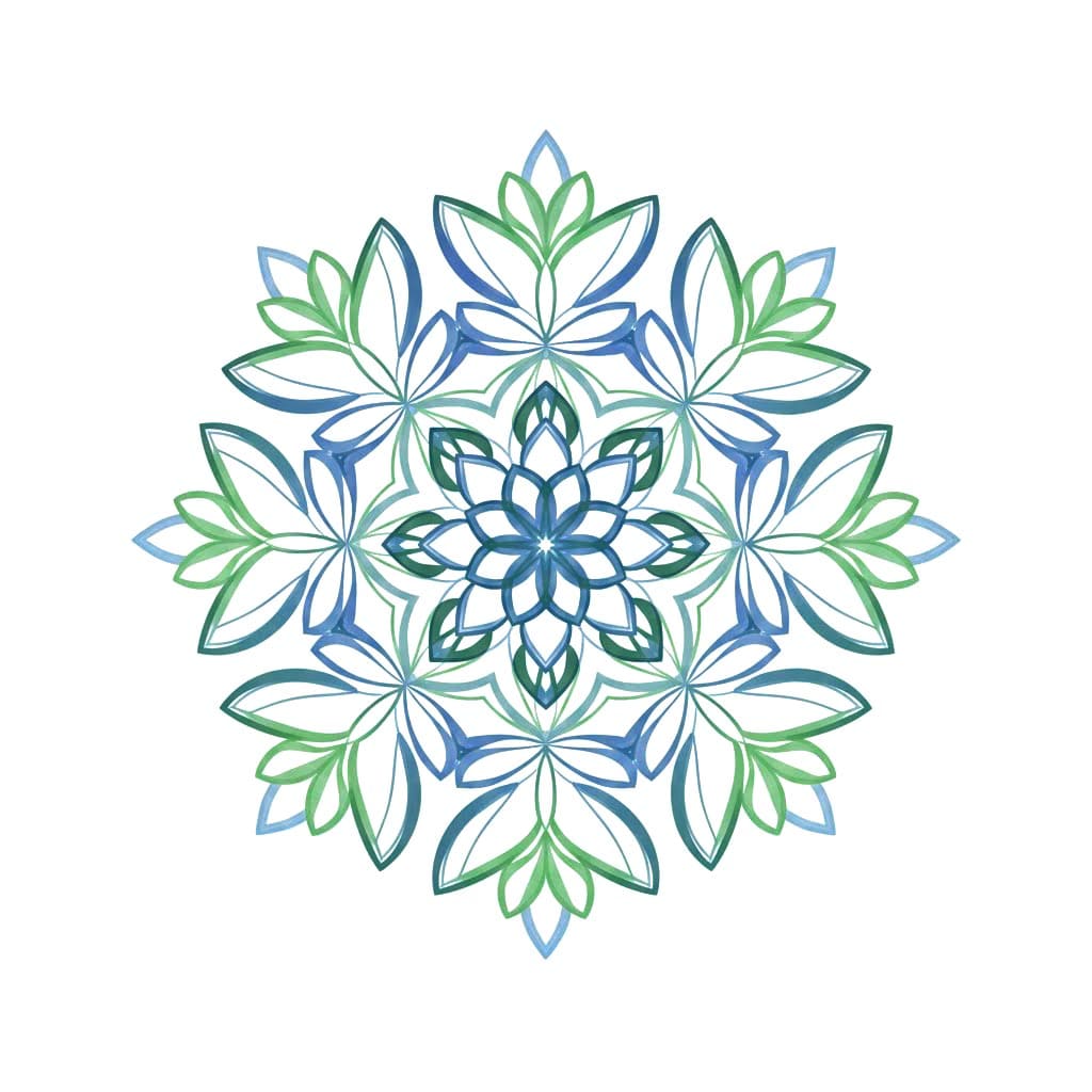 Tranquil Dreamy Mandala Template Mandalas