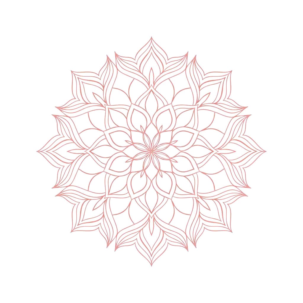 Zen Blossom Buddhist Mandala Pattern Mandalas