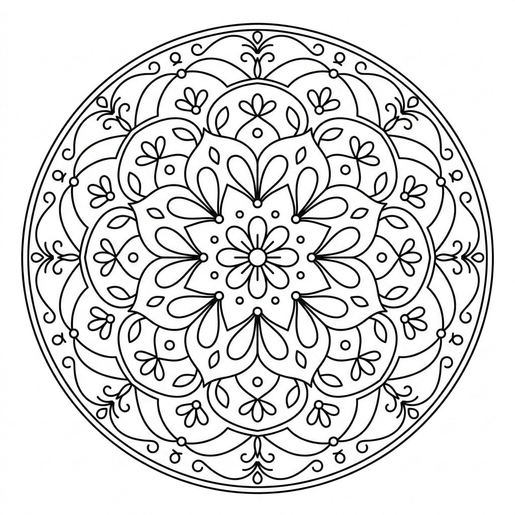 Aura Kolam Mandala Design Mandalas