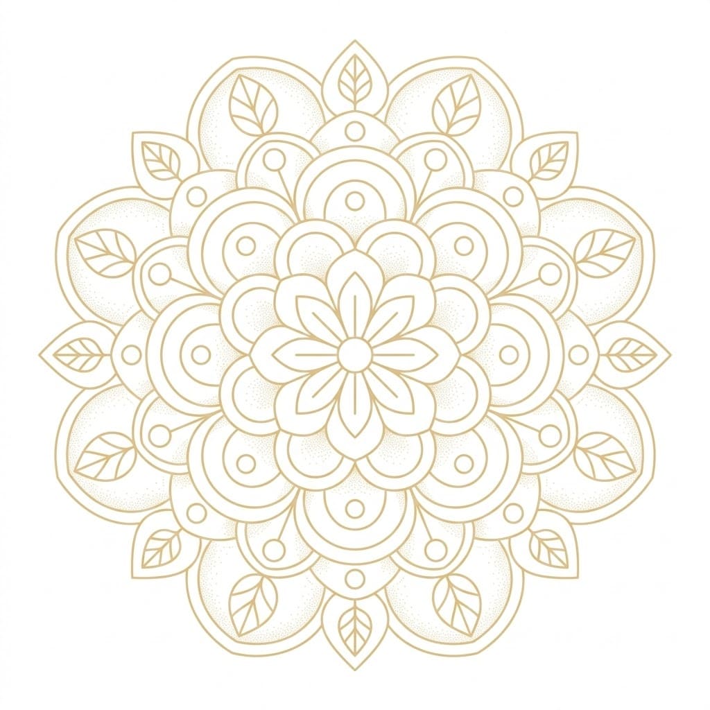 Bliss Motif Sand Mandala Art & Design Mandalas