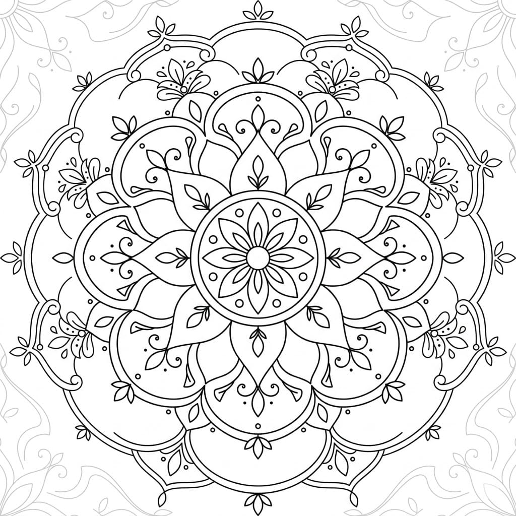 Crystal Flow Sand Mandala Art & Design Mandalas