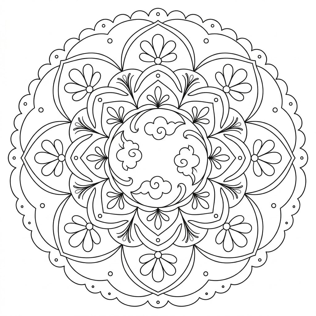 Dream Circle Sand Mandala Art & Design Mandalas