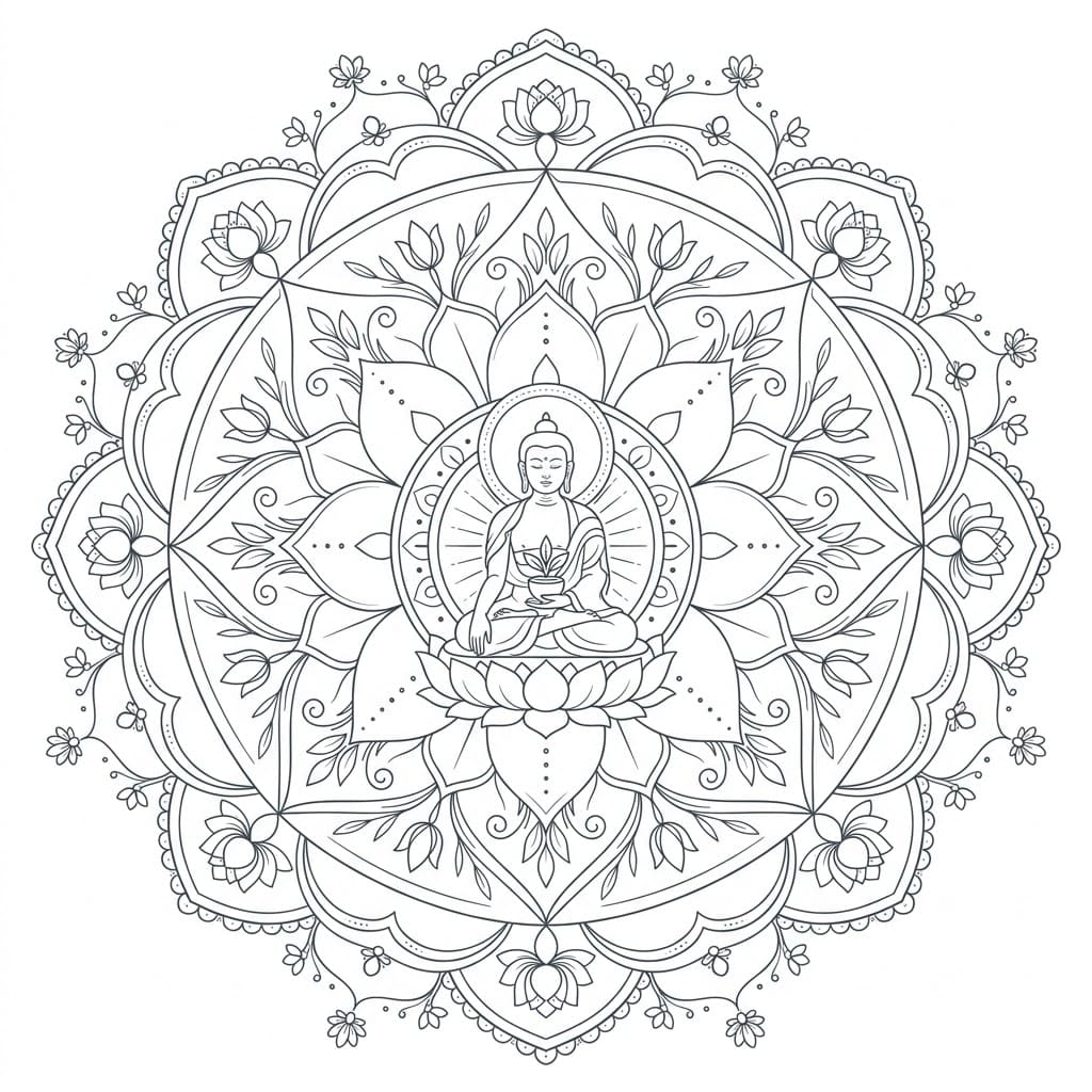 Ethereal Medicine Buddha Mandala Art Mandalas