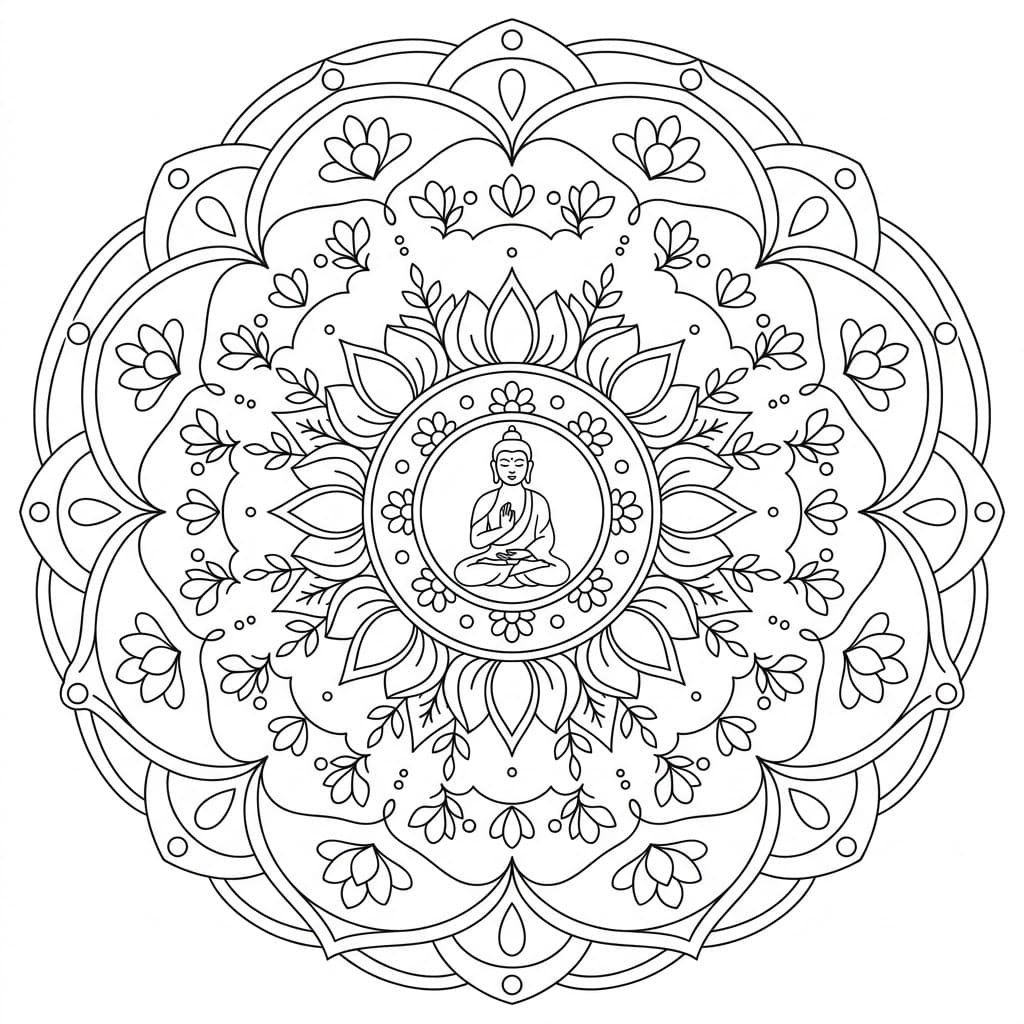 Gentle Medicine Buddha Mandala Art Mandalas