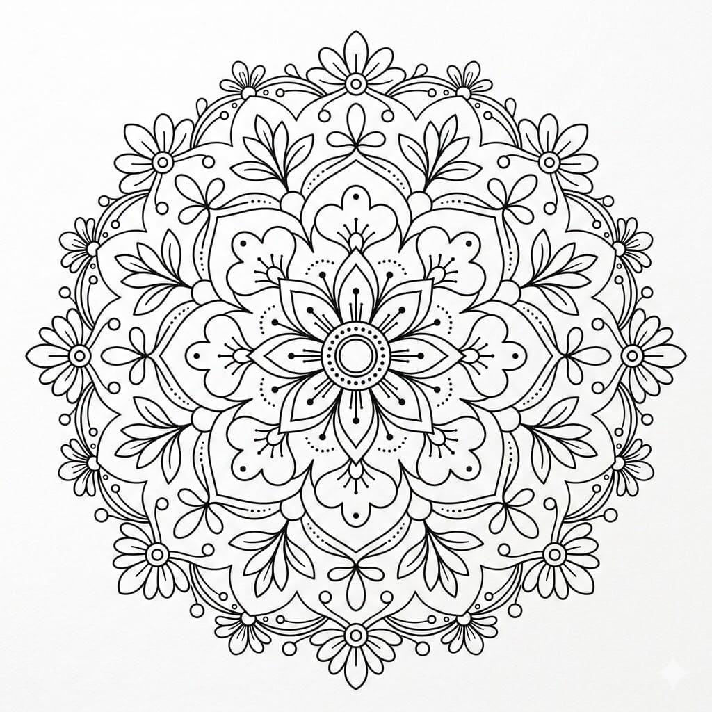 Harmony Kolam Mandala Design Mandalas