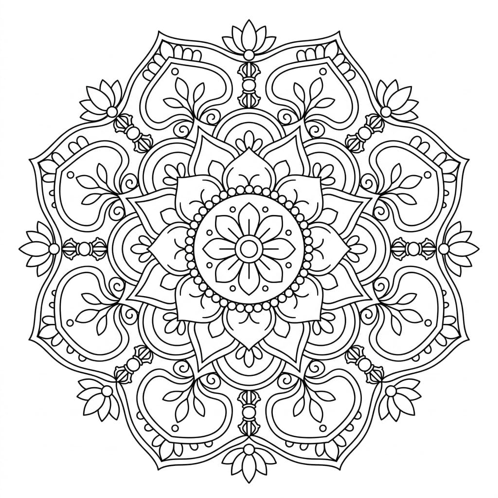 Harmony Vajrayana Mandala Template Mandalas