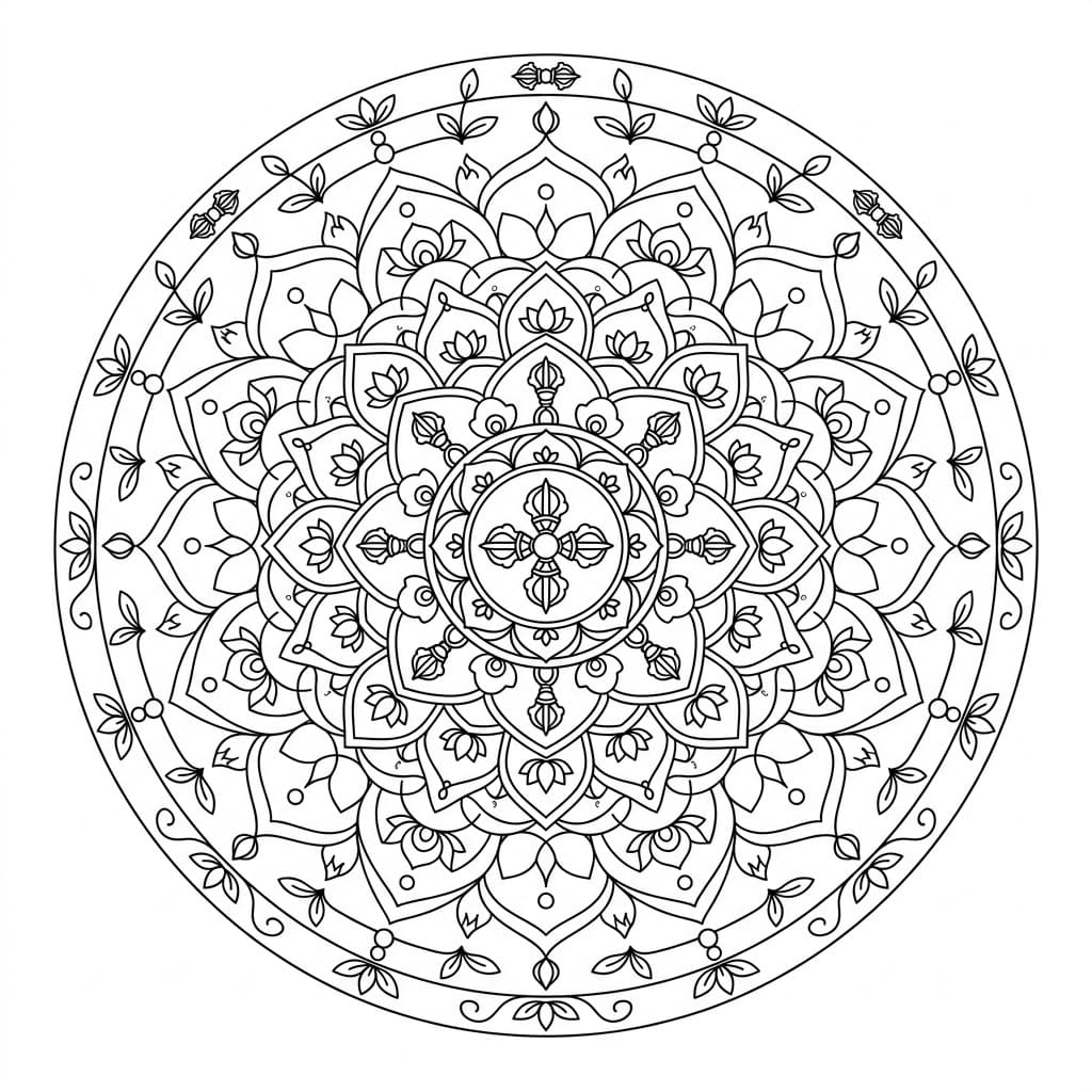 Infinite Path Vajra Dhatu Mandala Design Mandalas