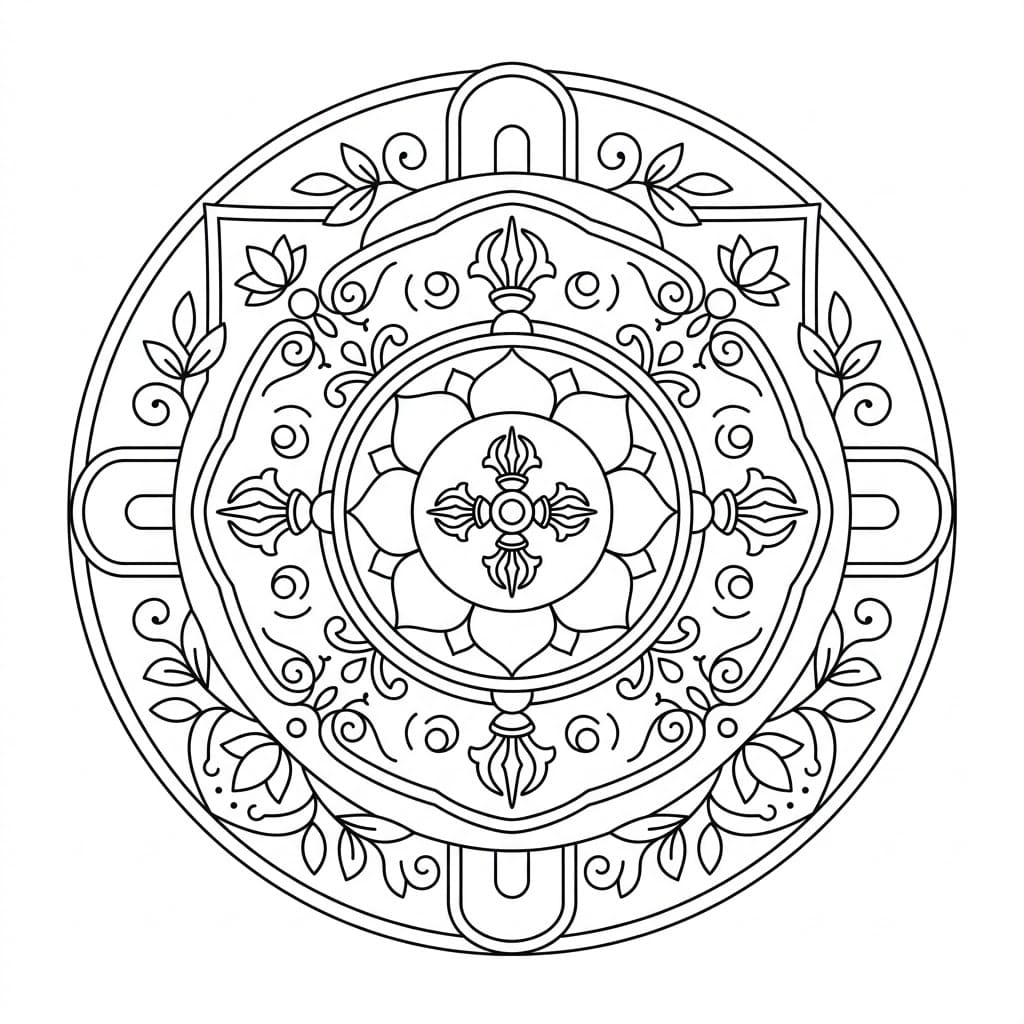 Inner Peace Vajra Dhatu Mandala Design Mandalas