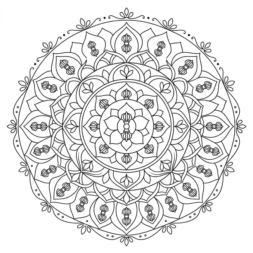 Luminous Vajra Dhatu Mandala Design Mandalas