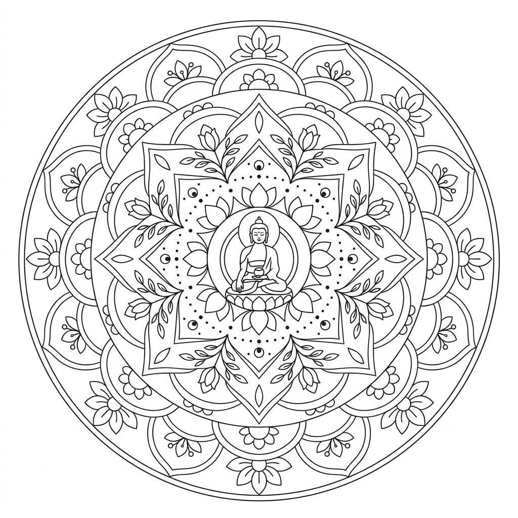 Mystic Medicine Buddha Mandala Art Mandalas