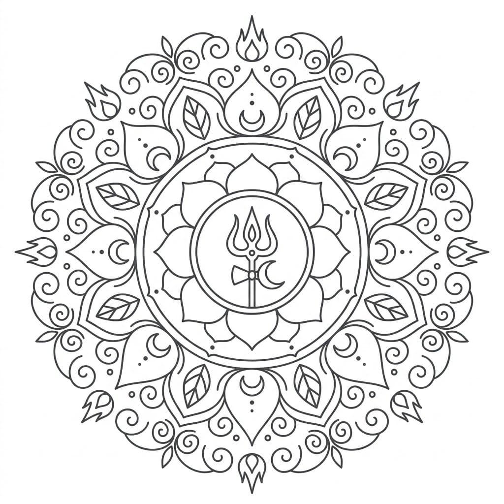 Primal Shiva Mandala Art Mandalas