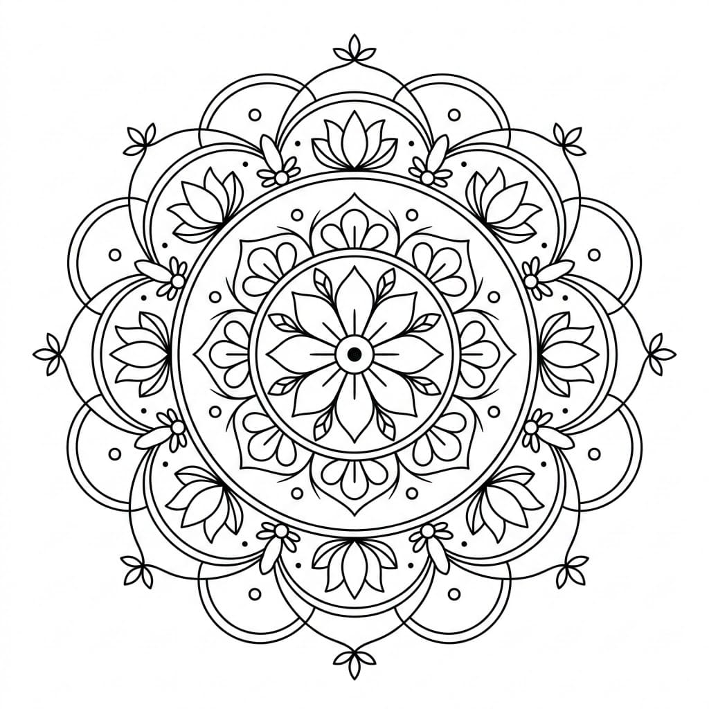 Sacred Harmony Sand Mandala Art & Design Mandalas