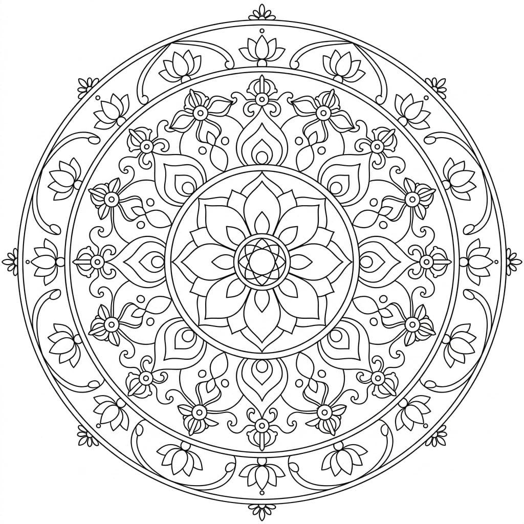 Vajrayana Mandala Templates Mandalas
