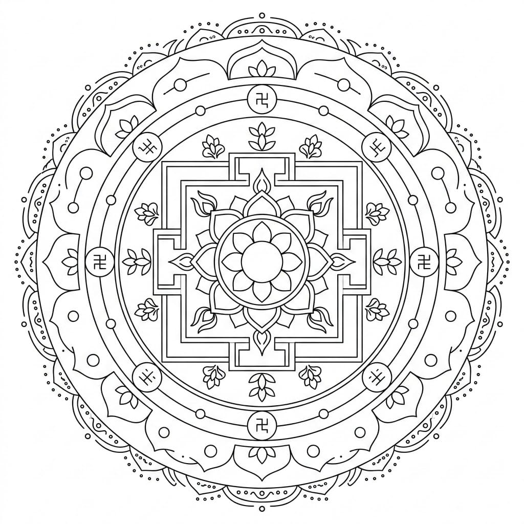 Silent Orbit Kalachakra Mandala Pattern Mandalas