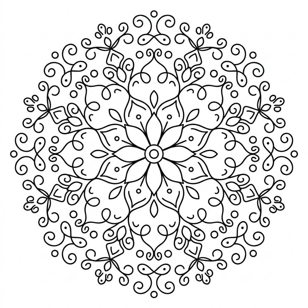 Spirit Kolam Mandala Design Mandalas