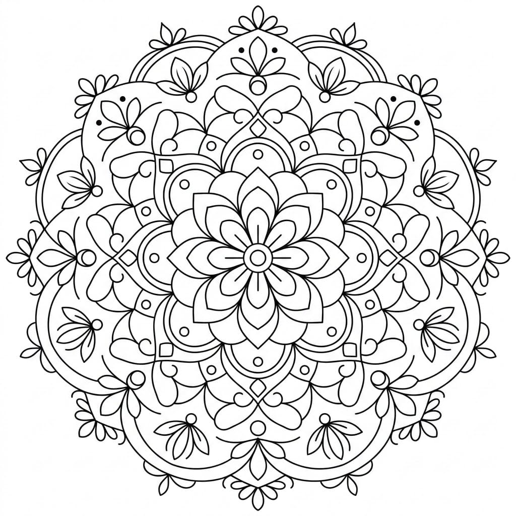 Symmetry Kolam Mandala Design Mandalas