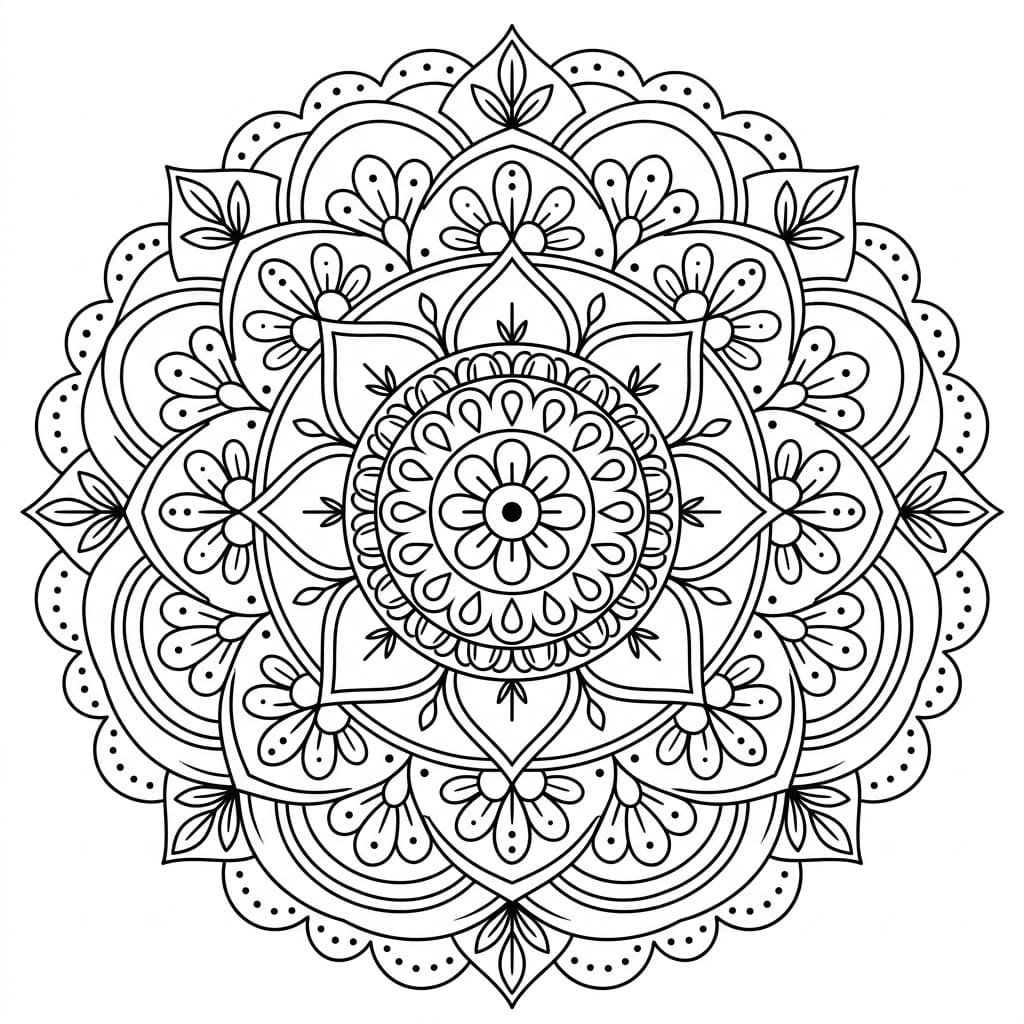 Balance Teaching Mandala Template Mandalas