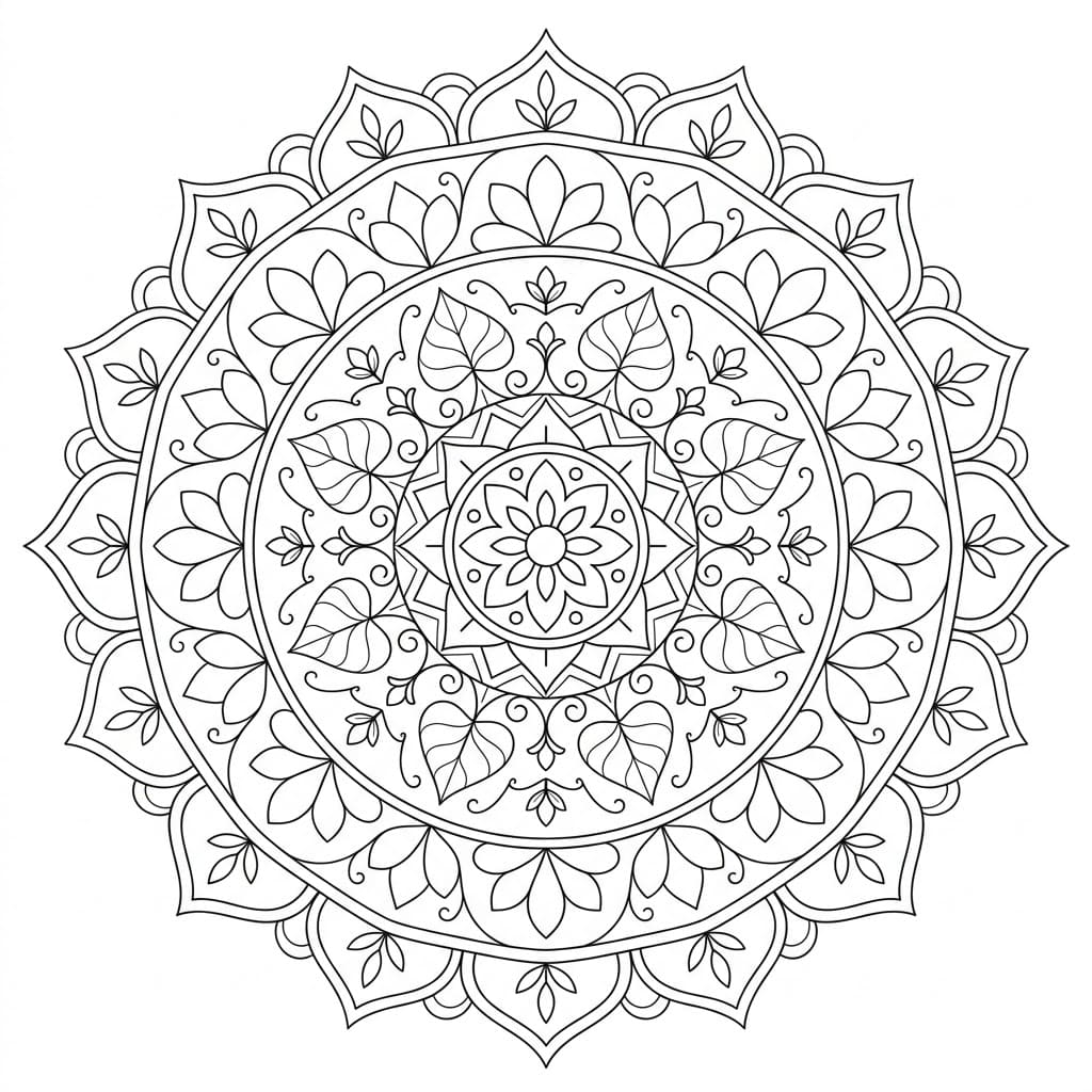 Bliss Pattern Bodhi Mandala Design Mandalas