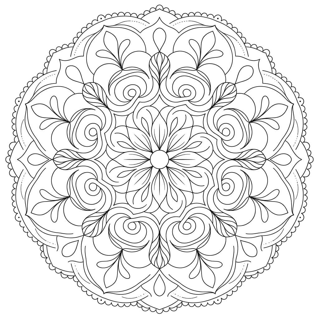 Breeze Element Mandala Science Design Mandalas