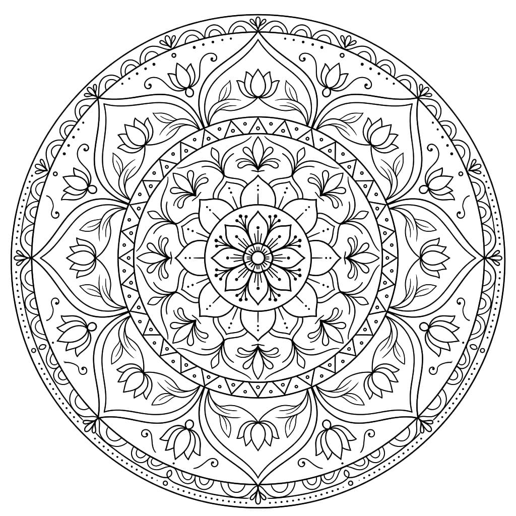 Celestial Jnanadakini Mandala Template Mandalas
