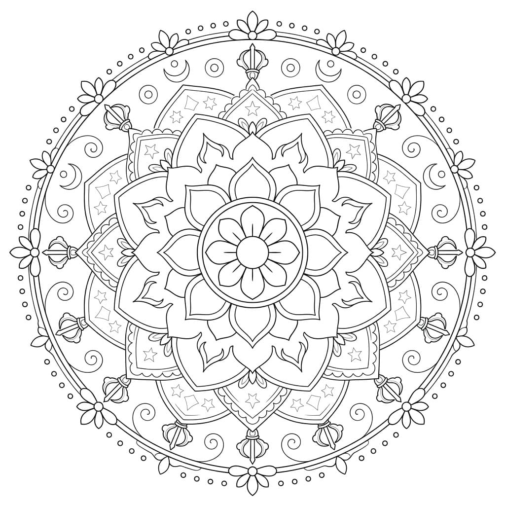 Celestial Vajrabhairava Mandala Design Mandalas