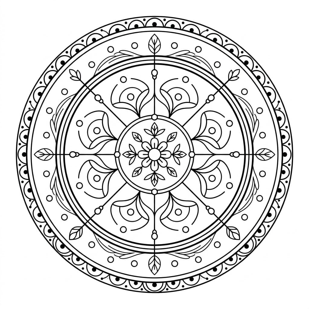Circle Medicine Wheel Mandala Design Mandalas