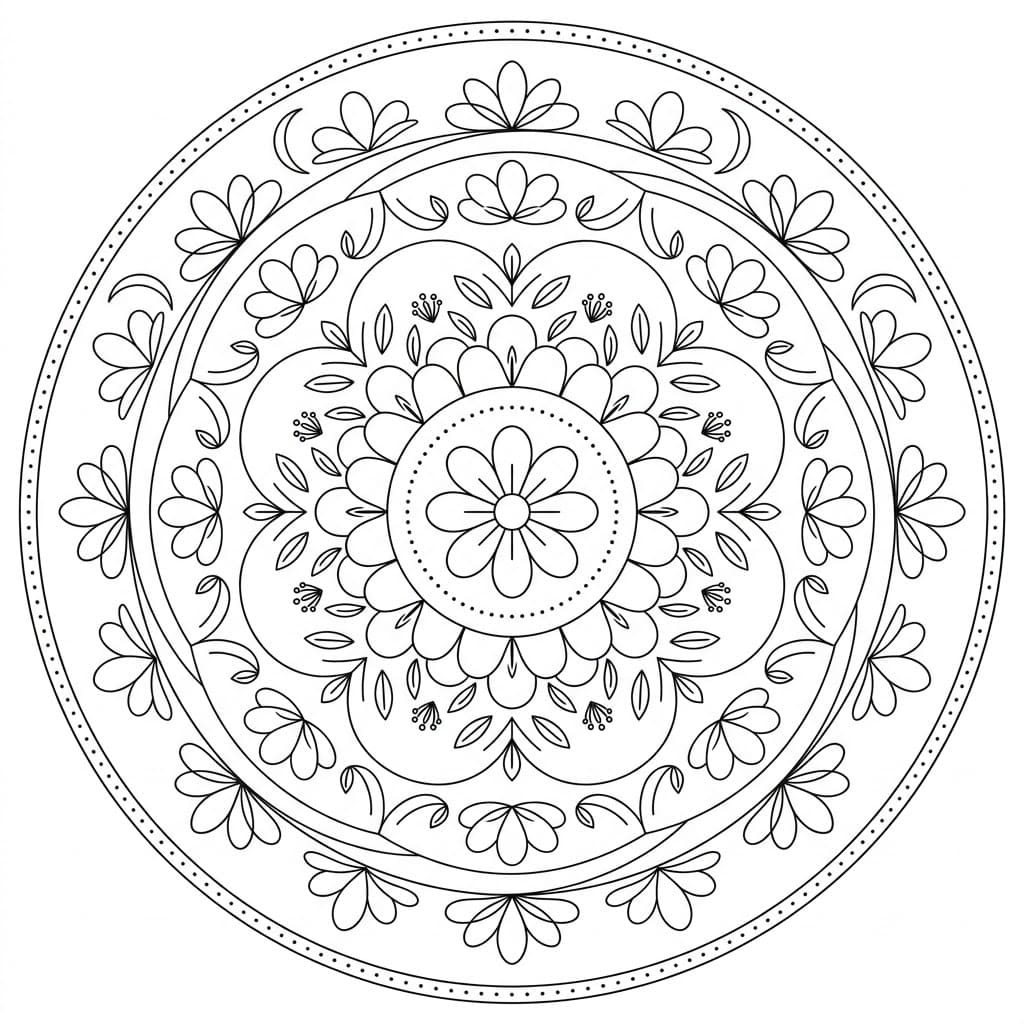 Clear Ensō Mandala Pattern Mandalas