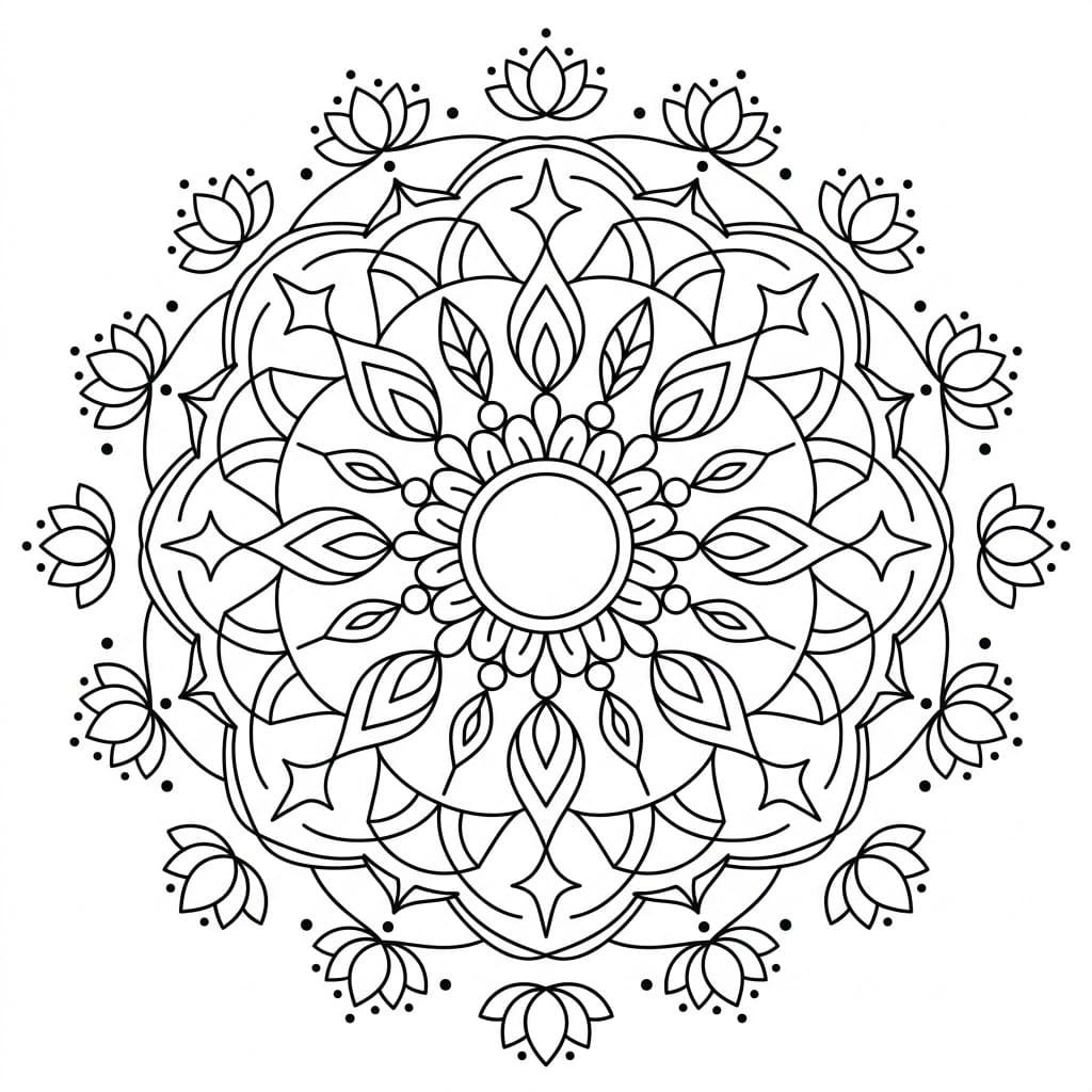 Cosmic Pattern Mandala Activitie Mandalas