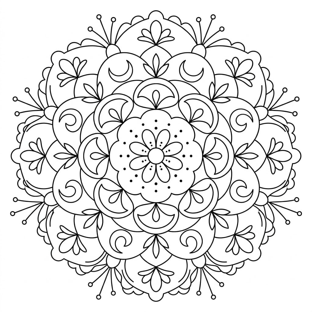Divine Dreamtime Mandala Template Mandalas