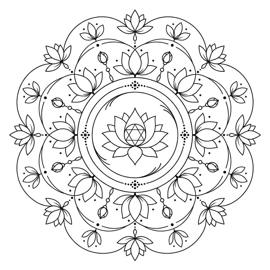Divine Ensō Mandala Pattern Mandalas