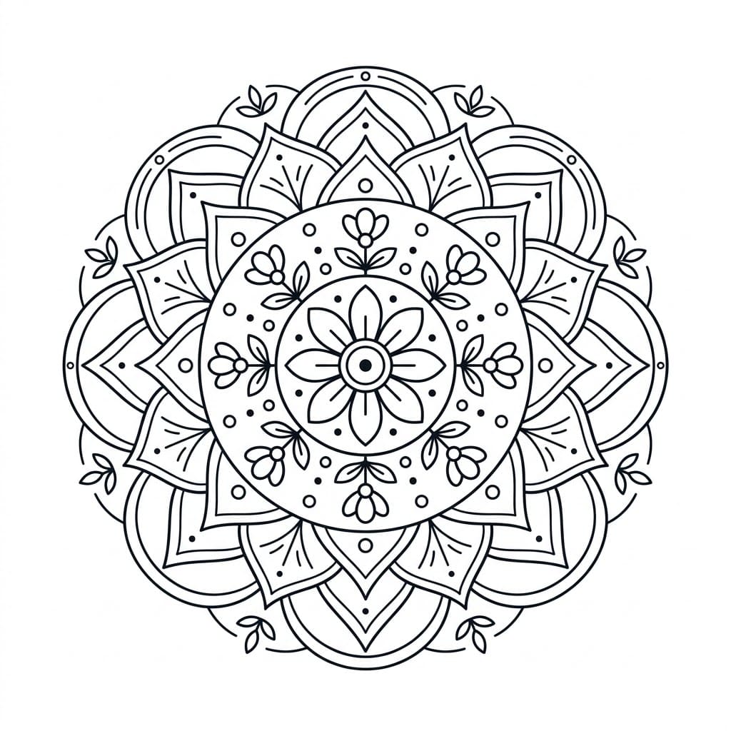 Divine Moji Mandala Art Mandalas