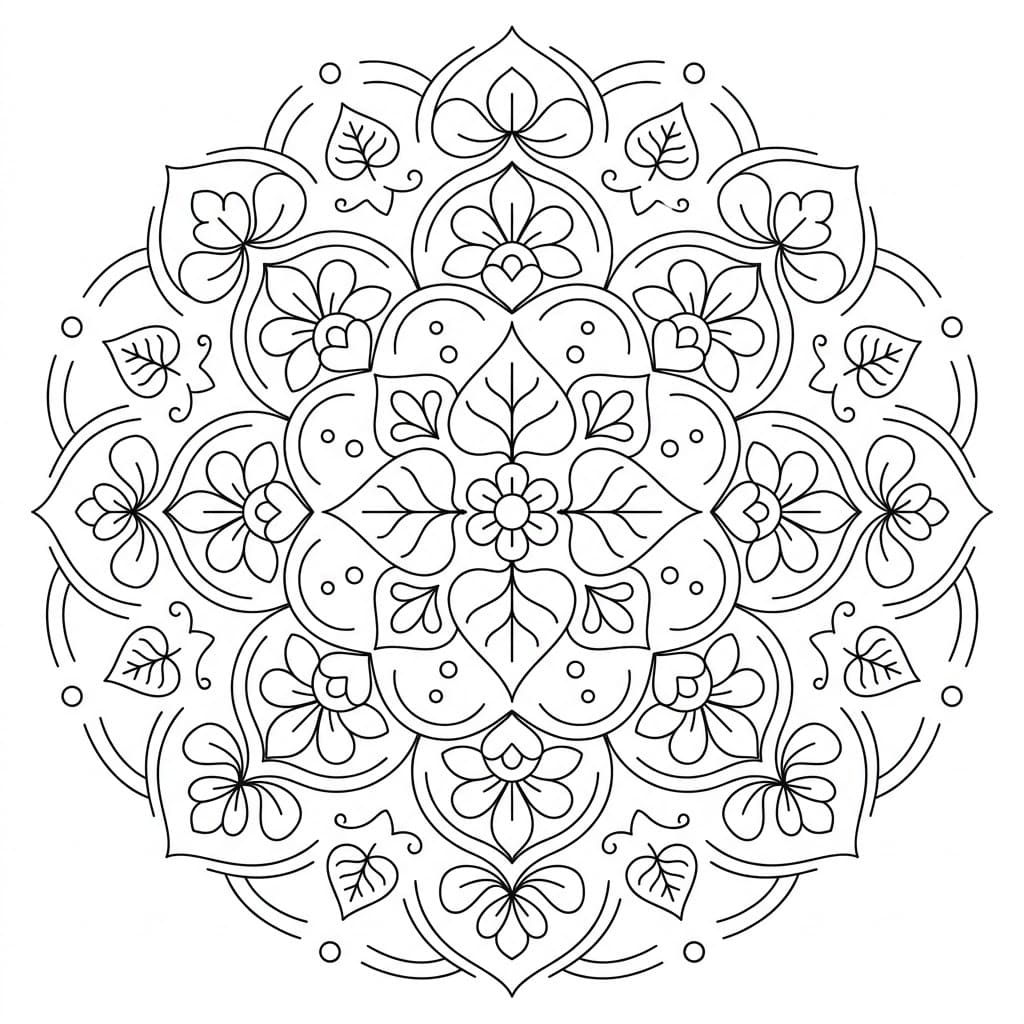 Divine Pattern Bodhi Mandala Design Mandalas