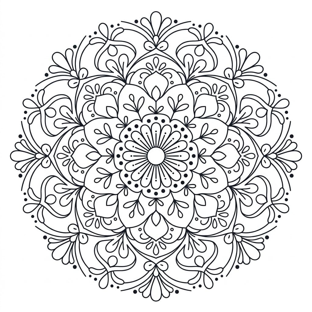 Dream Flow Pattern Mandala Activitie Mandalas