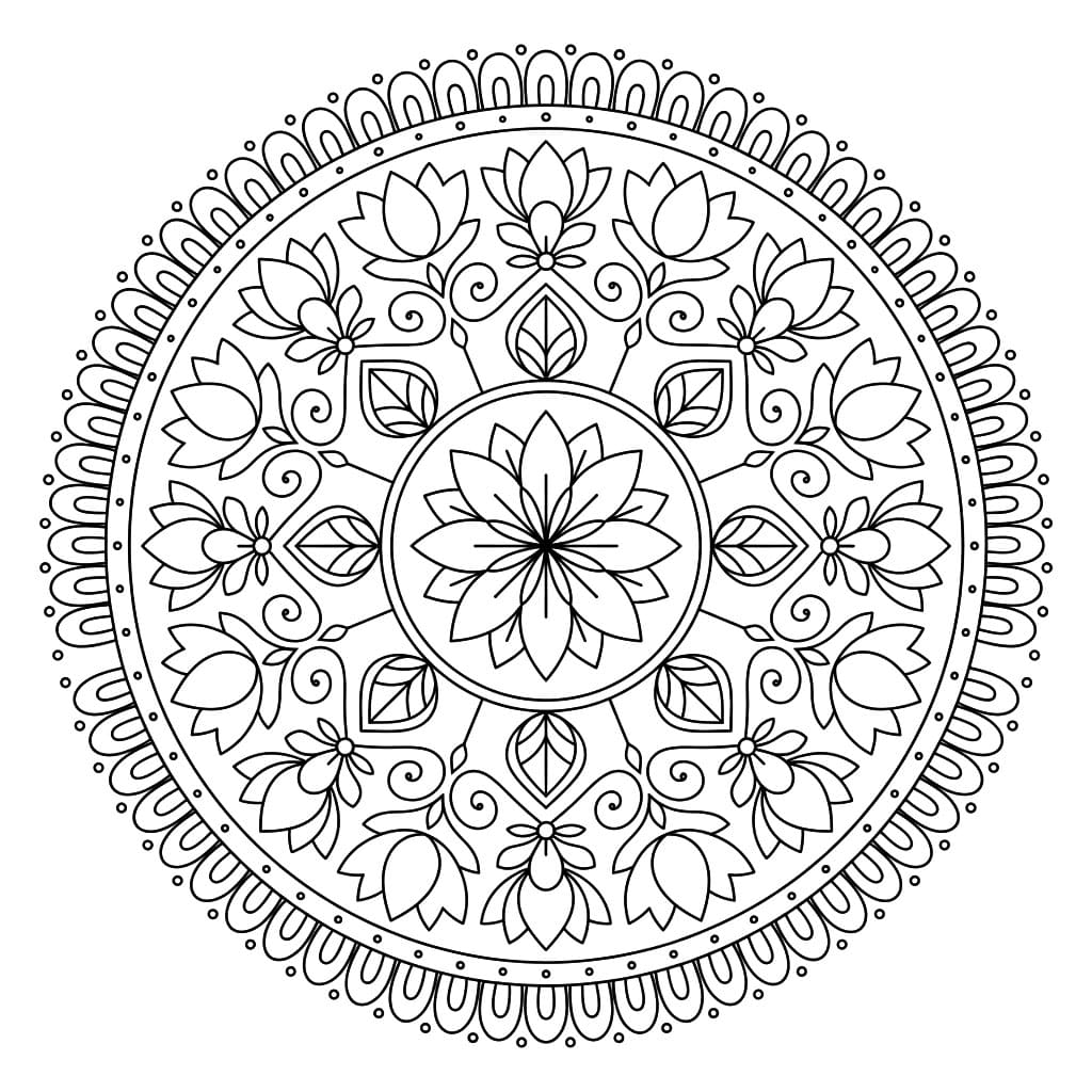 Dream Jnanadakini Mandala Template Mandalas