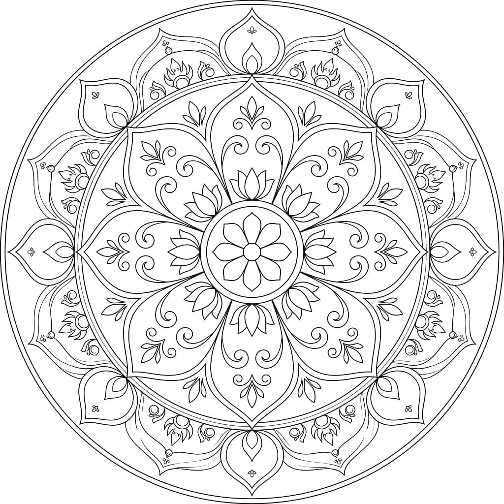 Dreamlike Chakrasamvara Mandala Pattern Mandalas